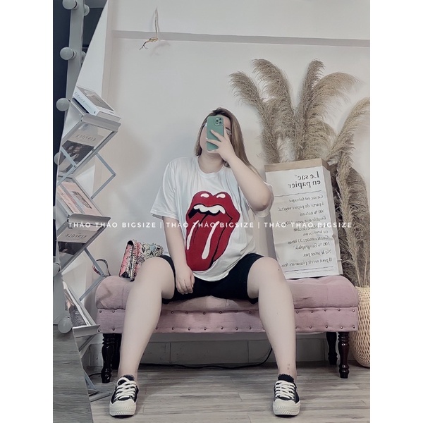 Áo phông - áo thun xù thêu bông - MÚP BIGSIZE 60-100KG