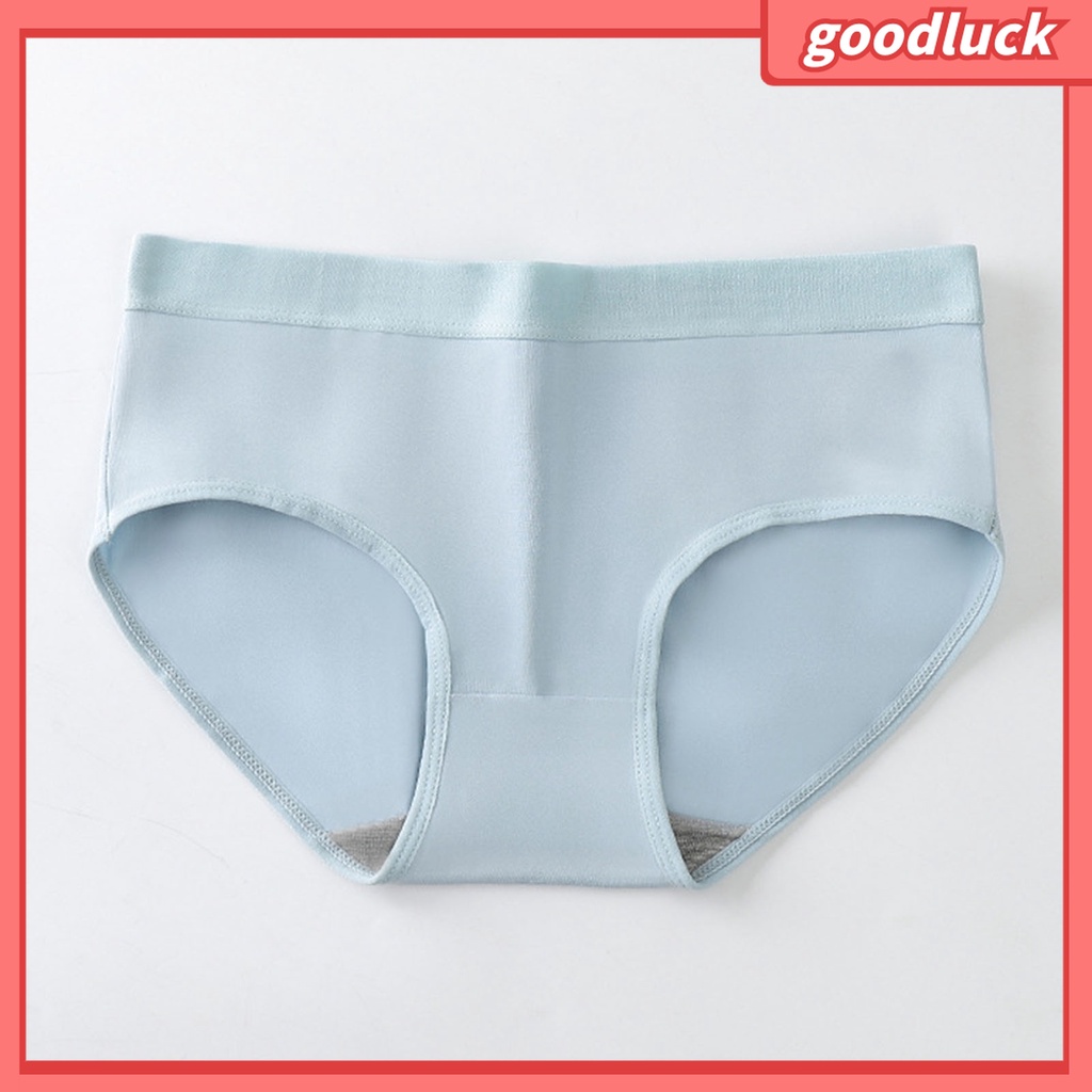 Quần Lót Cạp Vừa Màu Sắc Tinh Khiết Thoải Mái Có Size Lớn Dành Cho Nữ