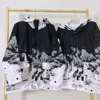 Áo Dù Núi form unisex (kèm hình thật)