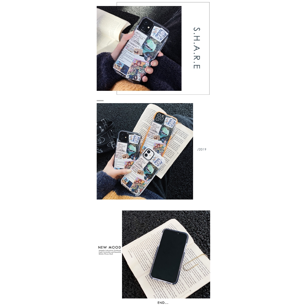 iPhone 12 Pro max Ốp điện thoại họa tiết phim hoạt hình xinh xắn cho IPHONE 11 PRO MAX i6s I7 I8 PLUS XR XS MAX | BigBuy360 - bigbuy360.vn