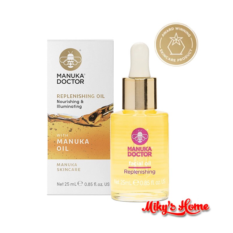 Dầu dưỡng da mặt Manuka Doctor Skincare Replenishing Facial Oil 25ml - UK (Anh Quốc)