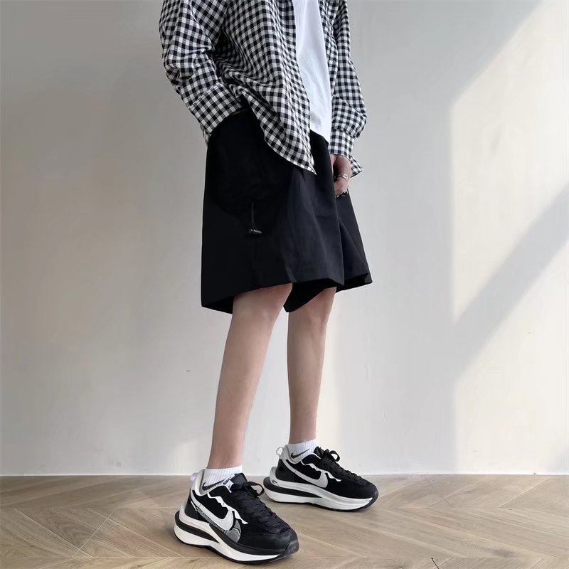 Quần ngắn ống rộng Nhiều Túi Phong Cách Hip Hop Cho Nam