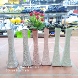Lọ sứ cắm 1 bông hoa Bát Tràng