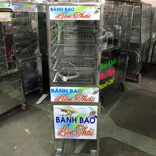 Tủ hấp bánh bao inox 304 kích thứớc 40*40*170cm
