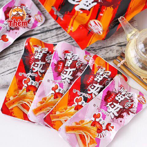 [Rẻ vô địch] Thanh cua cay Tứ Xuyên ăn liền 1 gói  14g | BigBuy360 - bigbuy360.vn