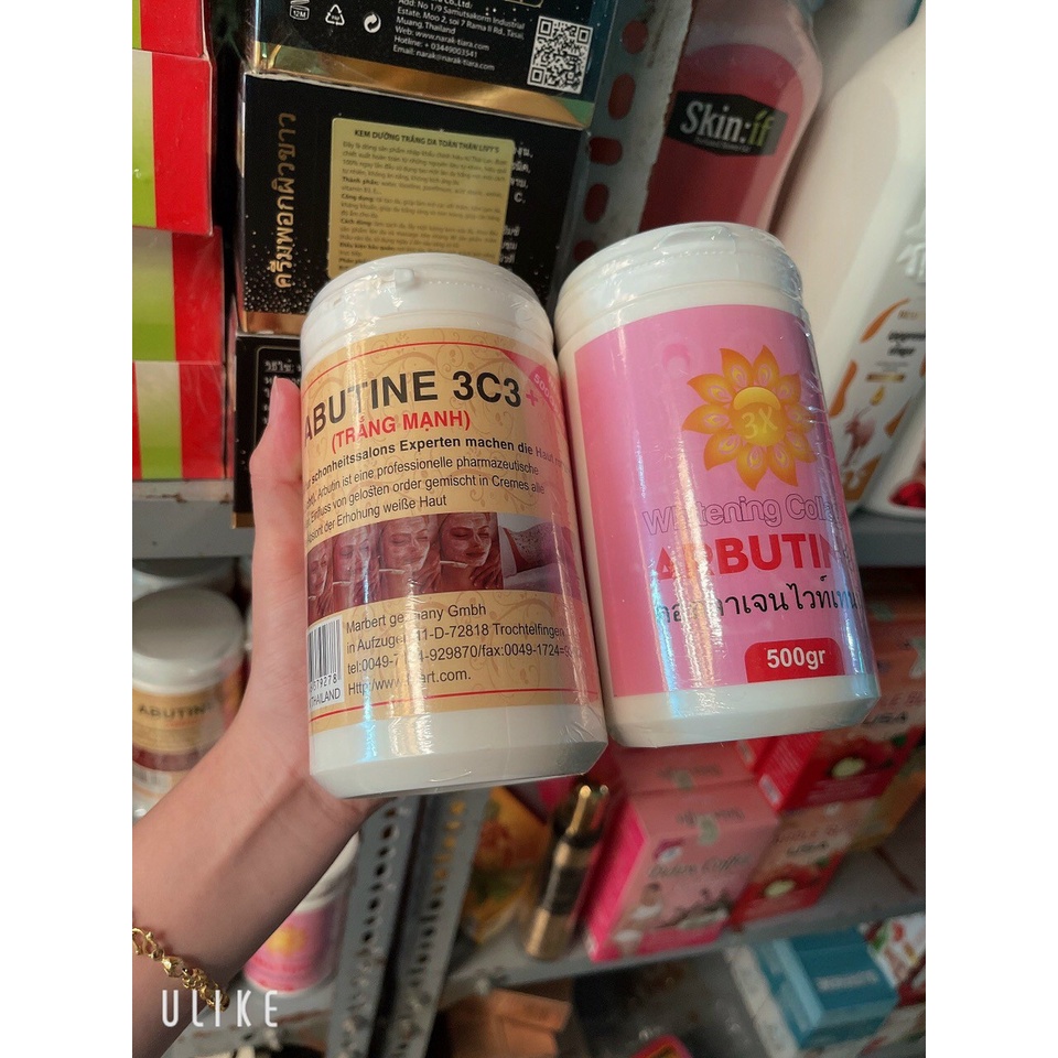 Kem Kích Trắng Body Abutine 3C3  500g
