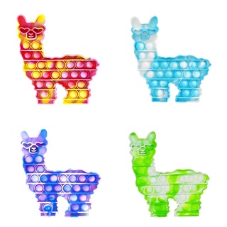 Lạc Đà Alpaca Pop Màu Cầu Vồng Giúp Giảm Căng Thẳng Cho Người Lớn Và Trẻ Em