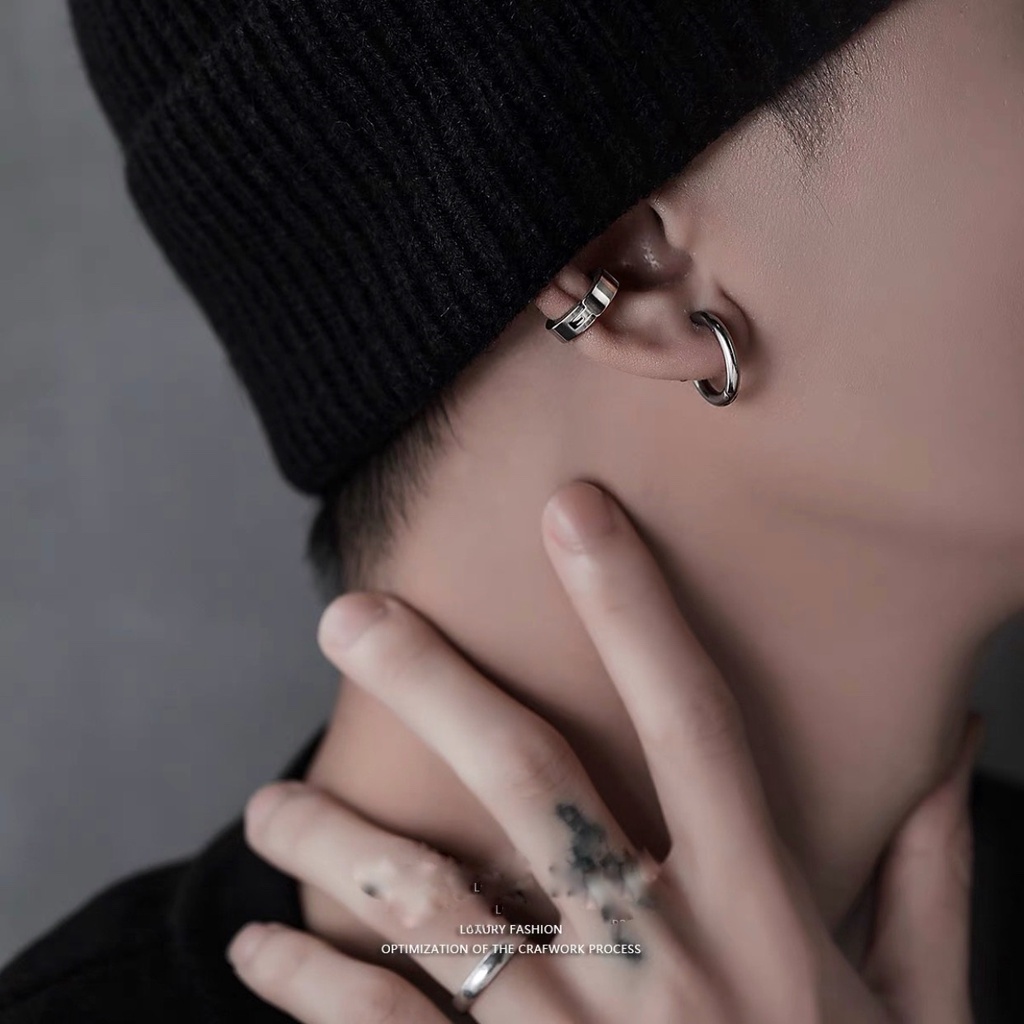 Khuyên Tai, Khuyên Kẹp Vành Tai Nam Nữ GIÁ 1 CHIẾC Không Cần Bấm Lỗ Cam Accessories