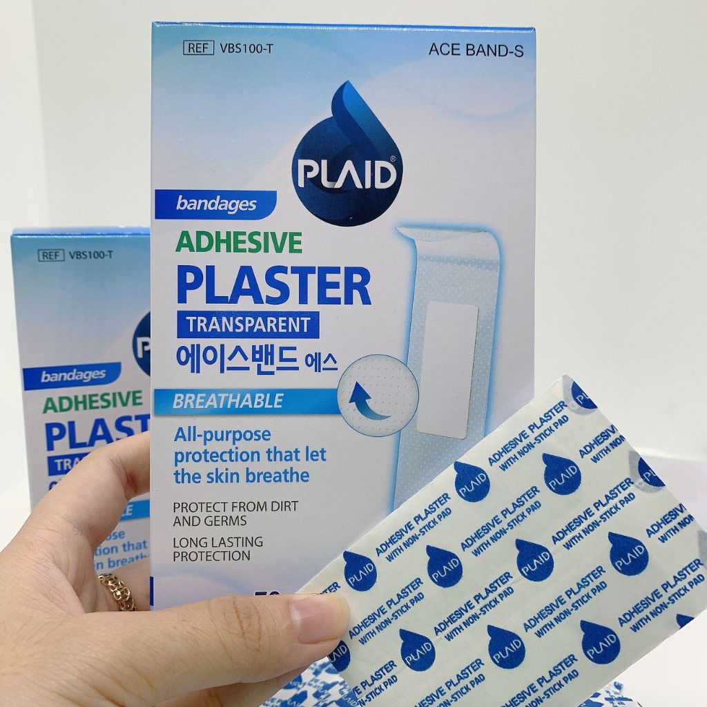 Băng Keo Cá Nhân Trong Suốt - Băng Gâu Vết Thương Ace-Band-S Transparent 72 Mm X 18 Mm  Young Chemical Vina