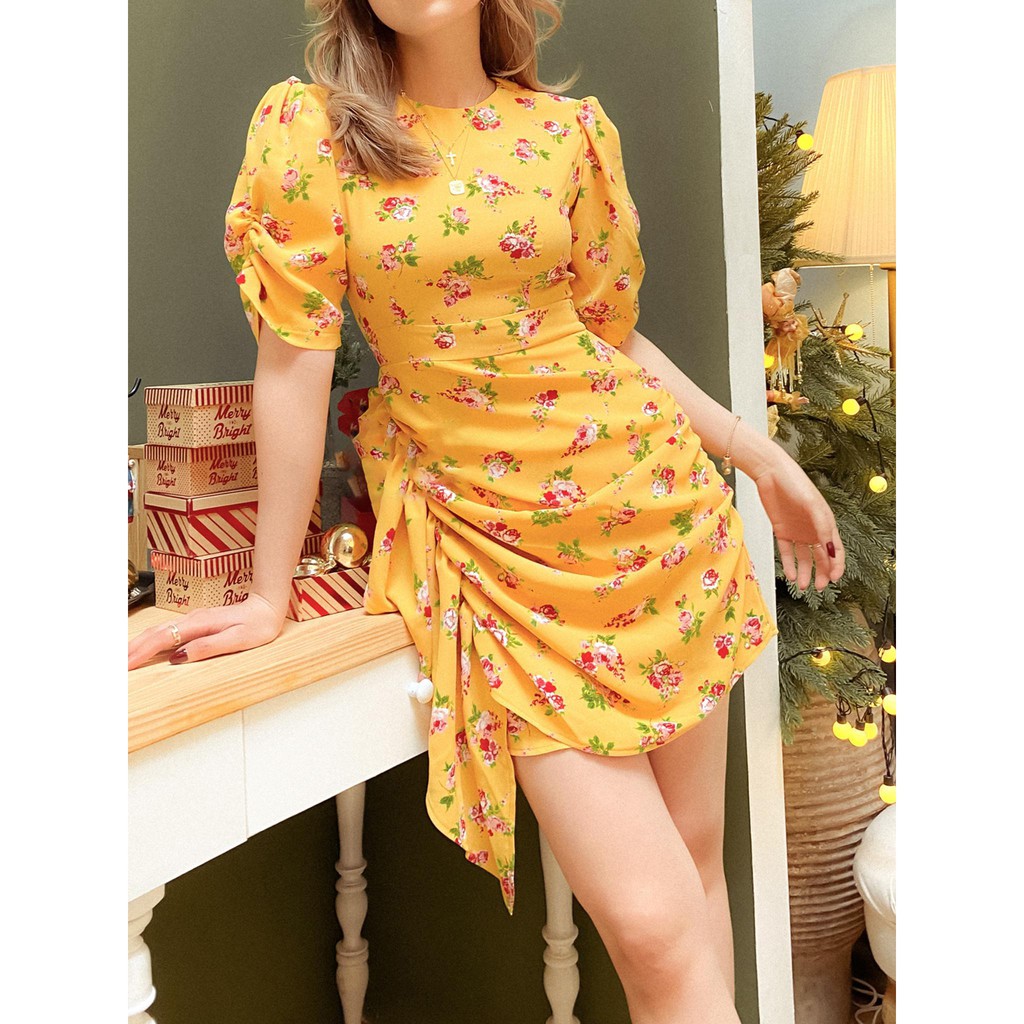 Đầm hoa vàng Jena Dress Gem Clothing SP001079