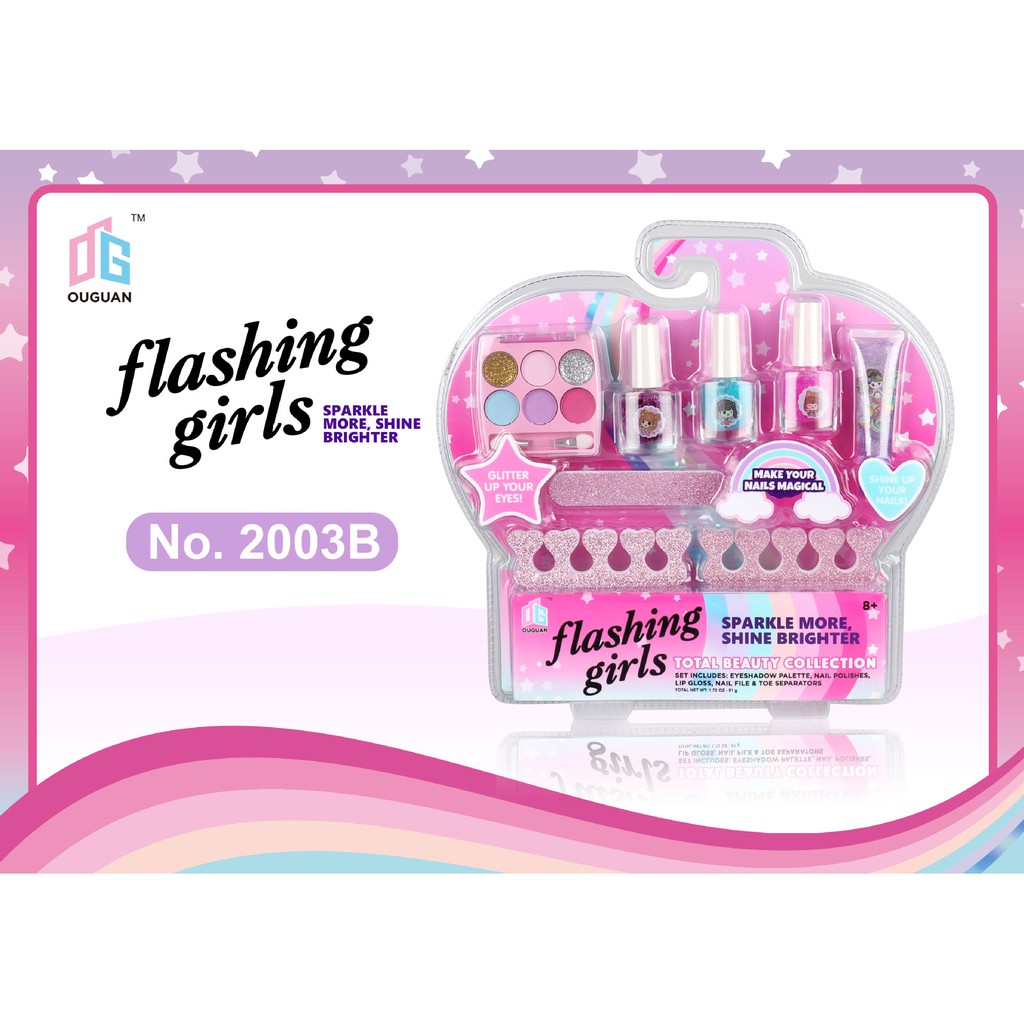 Bộ đồ chơi sơn móng tay-Phụ kiện làm móng nails cho bé gái-Giúp bé rèn sự khéo léo của tay và tăng trí tưởng tượng