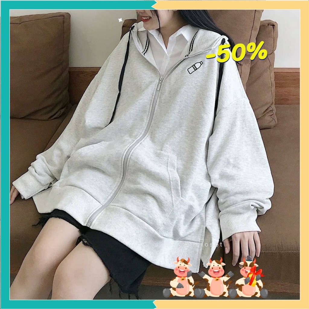 Áo hoodie nỉ nam nữ bomber phong cách ovesize mẫu hot hit siêu đẹp vải dày from rộng unisex | WebRaoVat - webraovat.net.vn