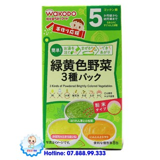 Bột ăn dặm wakodo cho bé từ 5m