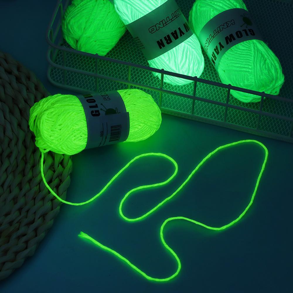 Cuộn Len Polyester Phát Quang Làm Đồ Thủ Công