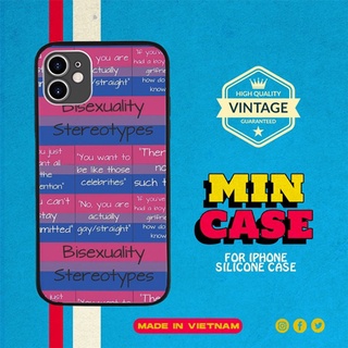 Ốp lưng bisexual flag colors with letters cạnh vuông min case cho các dòng iphone và samsung korpod00184