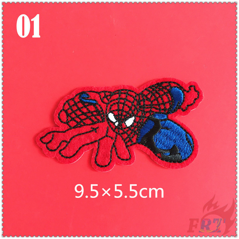 Miếng dán ủi thêu hình người nhện series 03 độc đáo