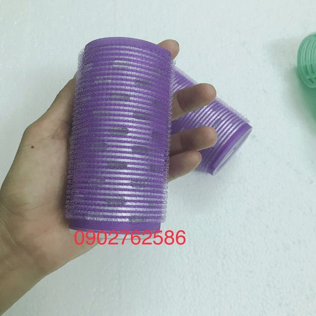 ( rẻ vô địch) 2 Lô cuốn tóc tự dính SIZE to nhất 12cm x 5cm