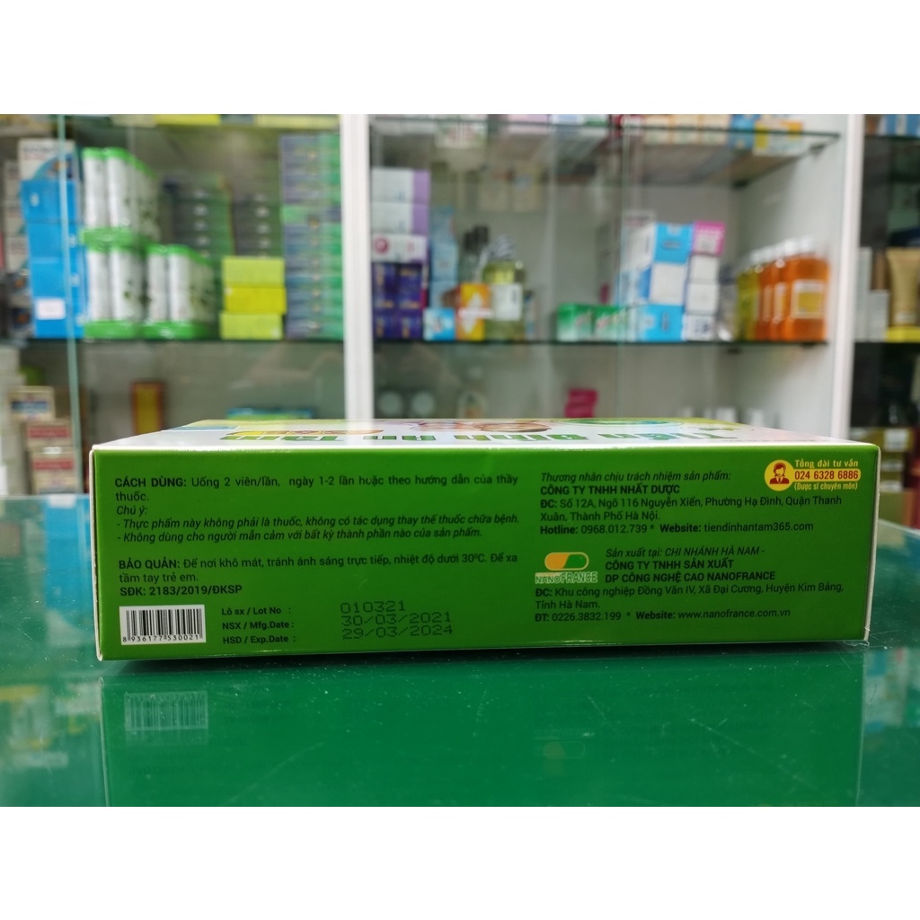 Tiền Đình An Tâm 365, hỗ trợ tăng cường lưu thông máu lên não