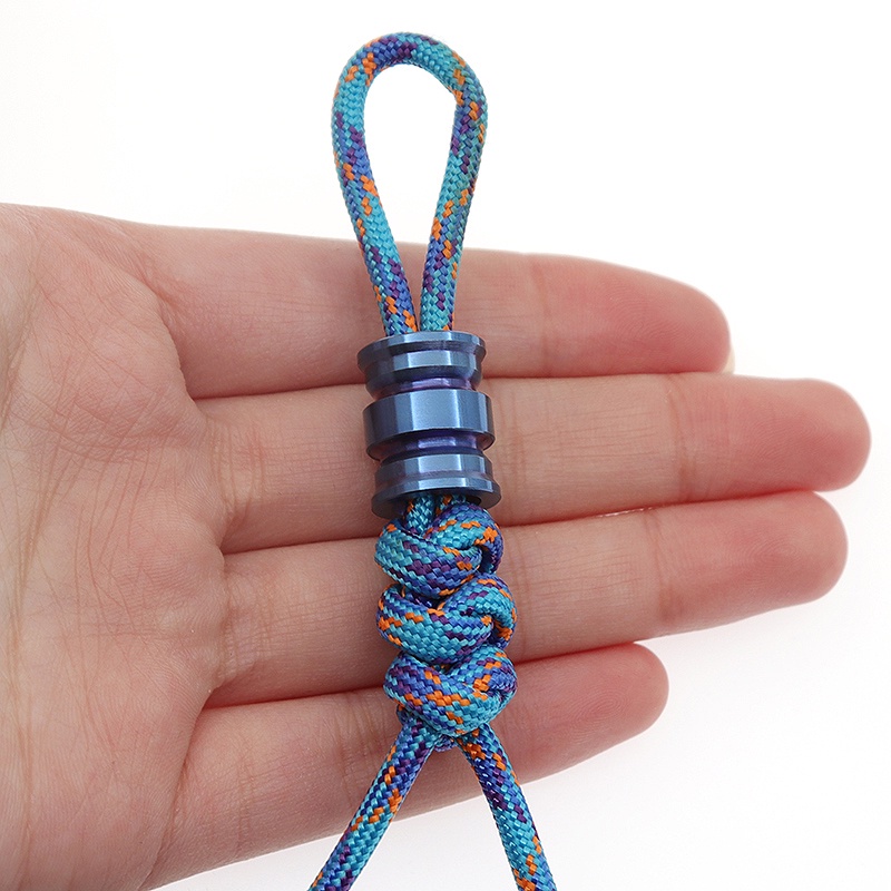 Cnedc 3 màu mặt dây chuyền hạt paracord hợp kim titan