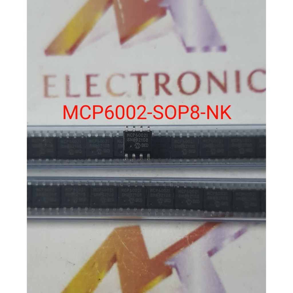 MCP6002-I/SN MCP6002-E/SN MCP6002I MCP6002 6002 SOP8 Chính hãng MICROCHIP (con)