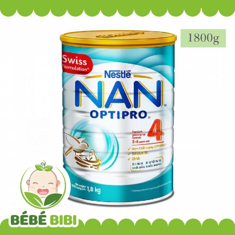 [HSD 3/2022] Sữa Bột Nestle NAN Optipro 4 - hộp 1800g (1.8kg)