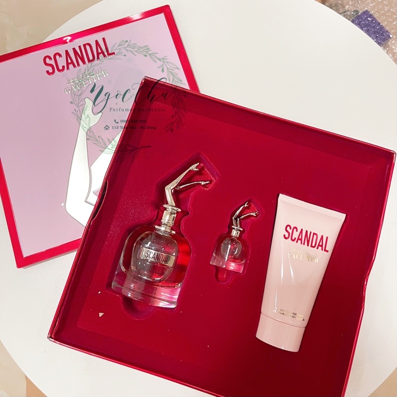 [ CÓ SẴN - AUTH ] Set nước hoa Jean Paul Gaultier Scandal EDP | Thế Giới Skin Care