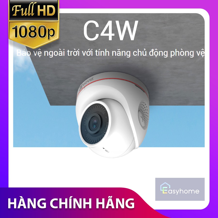 [Mã ELMS4 giảm 7% đơn 500K] Camera Wifi Ngoài Trời C4W 1080P (CS-CV288) - Chủ Động Phòng Vệ - Chính Hãng - BH 24 Tháng