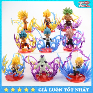 Mô hình chibi Dragon Ball SonGoku, Vegeta, Broly, Gohan, Fizer - Bảy viên ngọc rồng