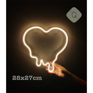 Đèn Led Neon trang trí hình trái tim 12V