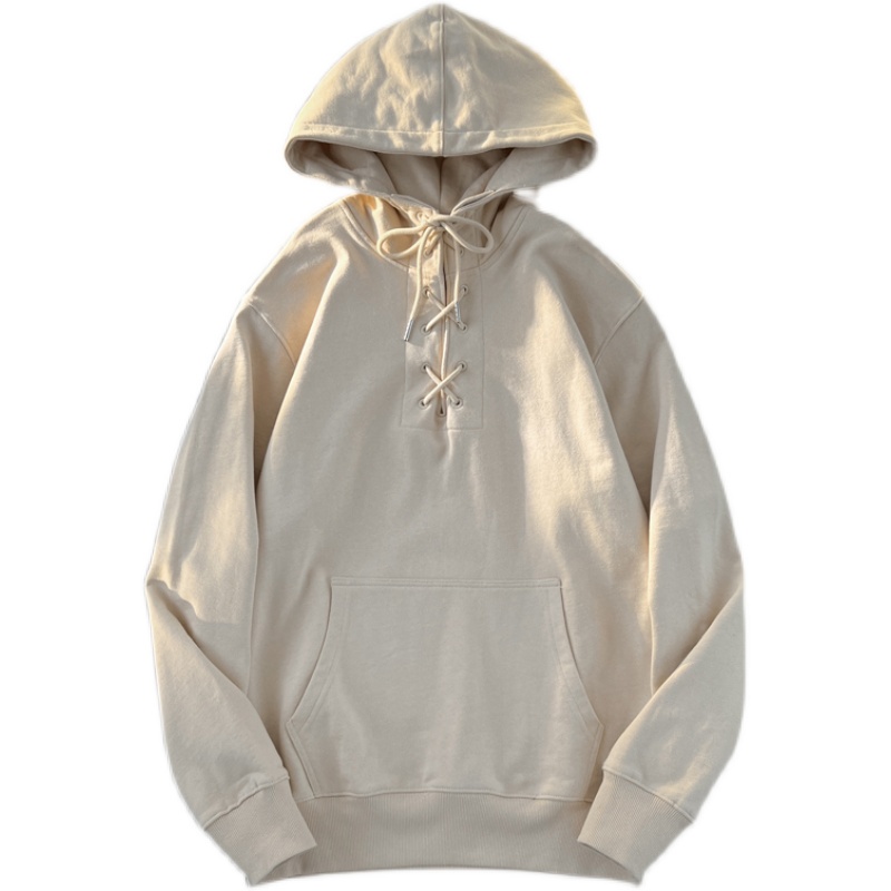 Happy-store ️ Áo HoodiÁo Nỉ Nam Nữ Mũ Rộng Dáng Thụng 3 Màu ️ Áo Hoodie Nỉ Ngoại Unisex Dây Đan