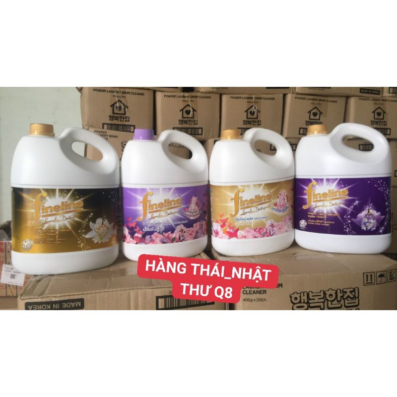 1 Thùng/4 Can Nước giặt xả Fineline 3 lít-Loại 1 Thái Lan[Nhatthushop]