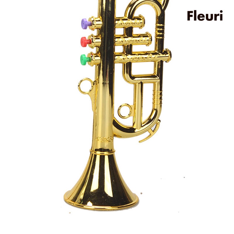Kèn Trumpet Mini Bằng Nhựa ABS Ánh Kim Nhiều Màu Cho Bé