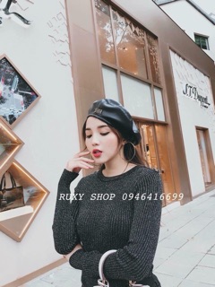 Mũ nồi da dior