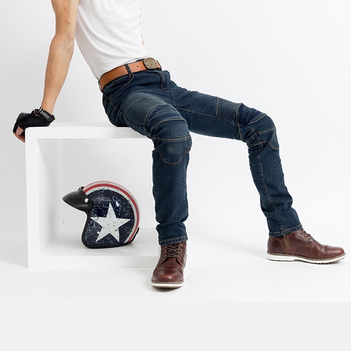 Quần Jeans Đi Xe Mô Tô Cá Tính Cho Nam