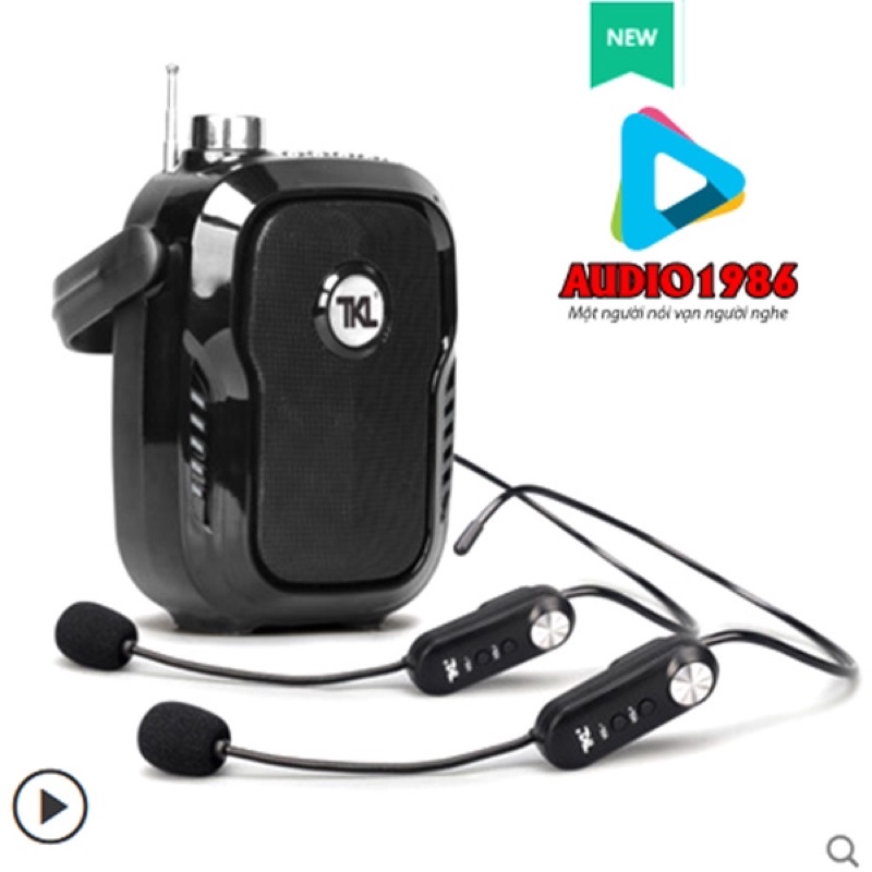 Máy trợ giảng TKL R20 UHF kèm 2 micro không dây nói song song đeo tai quàng tai Mã sản phẩm: TKL R20