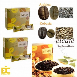 DCMall - Thực phẩm Chức năng: [Chính hãng] Cà phê hòa tan Elken ElCafe (No Trans Fat) bổ sung nhân sâm, bạch quả