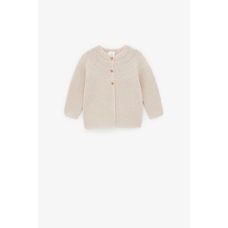 Áo len cardigan cài nút hãng Zara xuất dư cho bé size từ 6m-5y