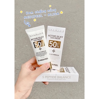 Kem chống nắng Medi peel active silky skin cream spf 50 - ALISA