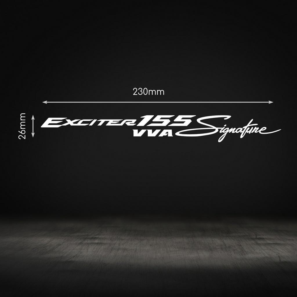 TEM EXCITER 155 VVA trang trí Decal định hình nhiều màu cho xe Yamaha Exciter 155