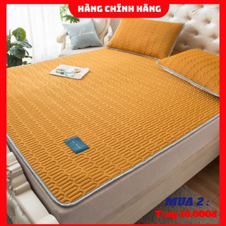 CHIẾU ĐIỀU HOÀ CAO SU NON LATEX - Rất êm và thoáng mát - Set Chiếu + 2 Vỏ Gối