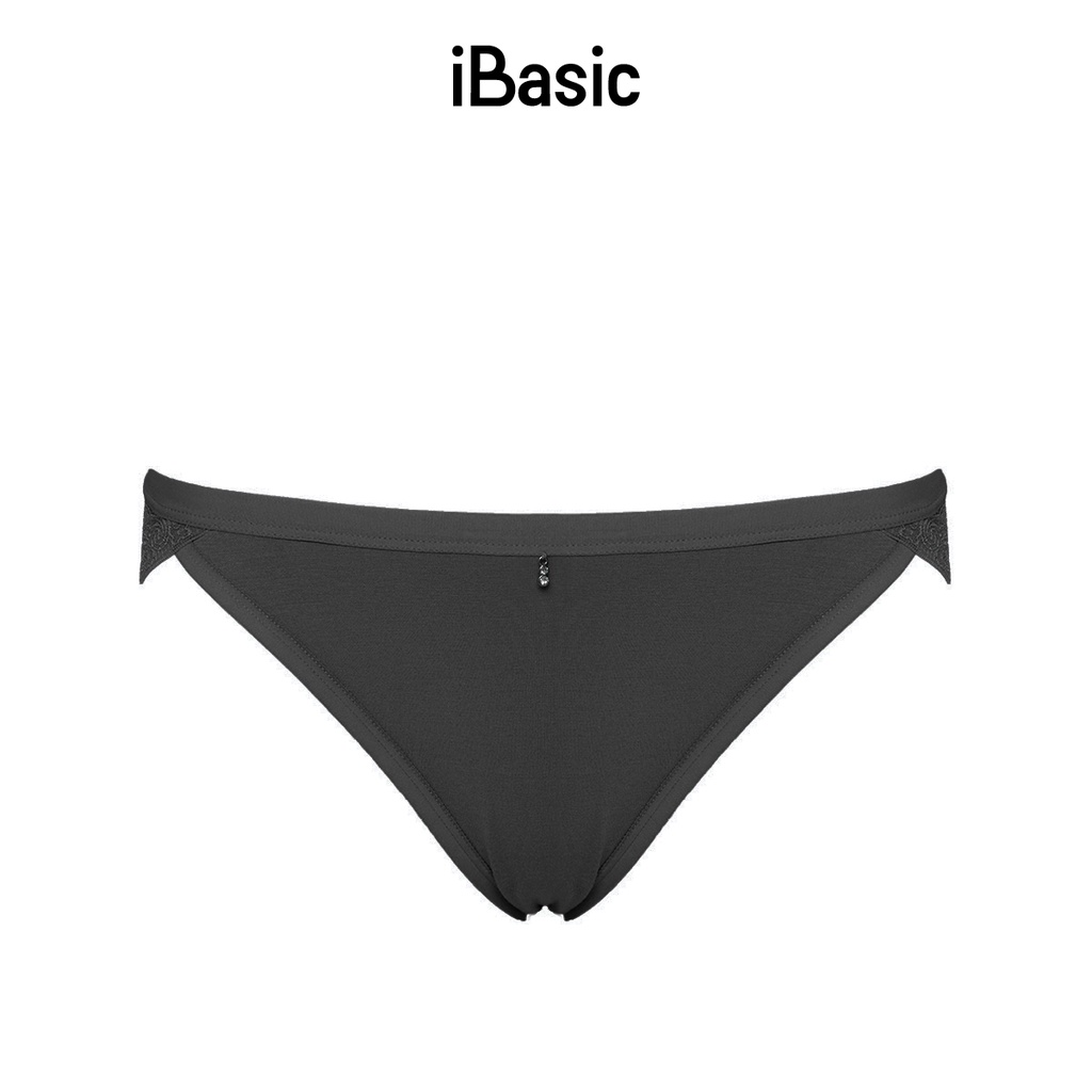 Quần lót nữ thun lạnh visco phối ren iBasic PANW115
