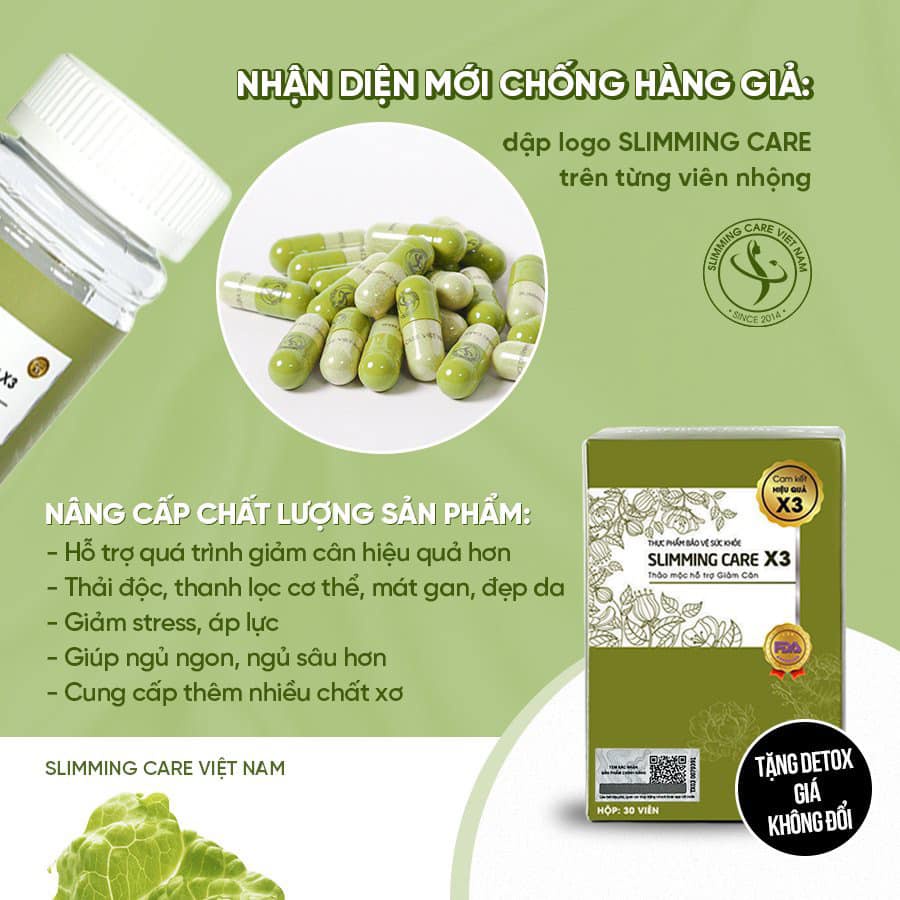 Slimming care x3 chính hãng trà giảm cân x3 cấp tốc Mit Beauty hỗ trợ đào thải mỡ thừa thanh lọc cơ thể