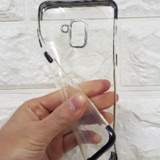 Ốp Silicon viền màu Galaxy A8 2018/ A8 Plus 2018