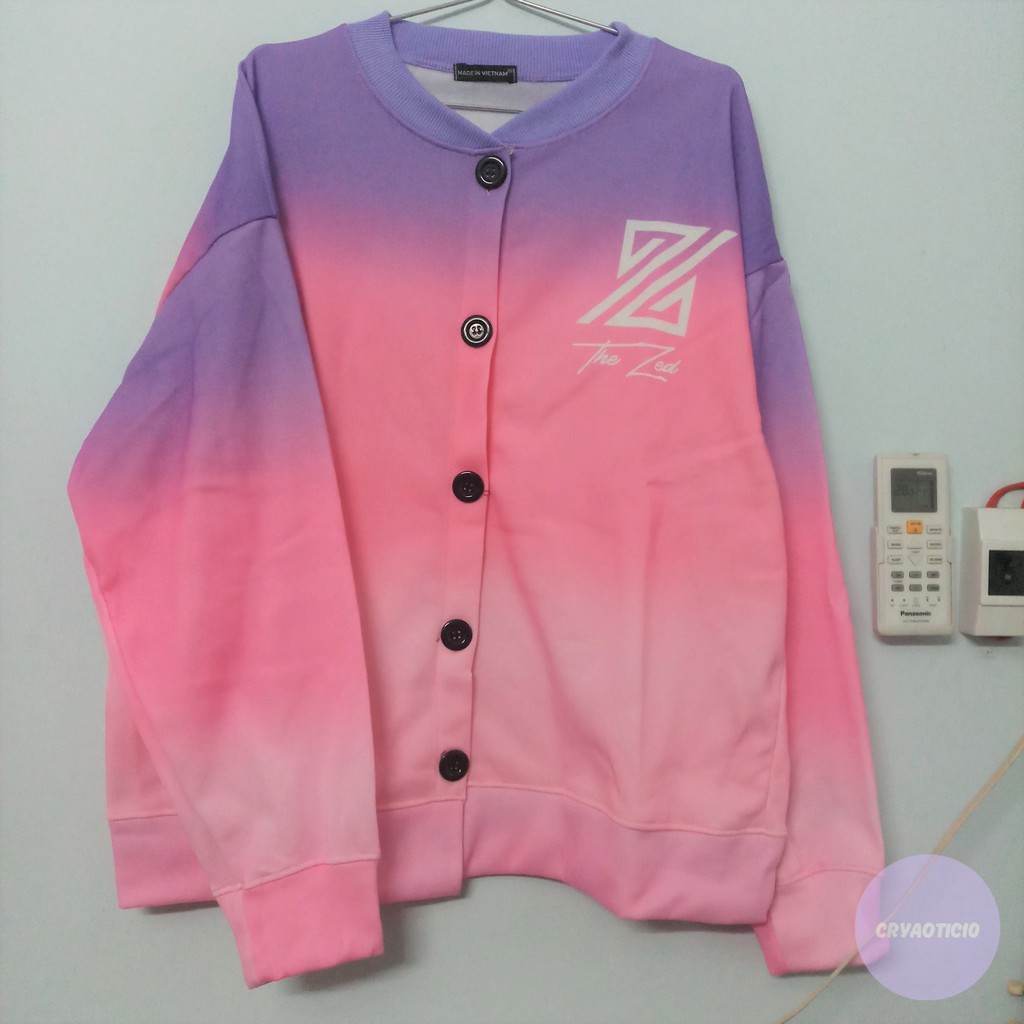 [Kèm hình thật] Áo khoác cardigan loang màu in hình cực chất Tie Dye unisex