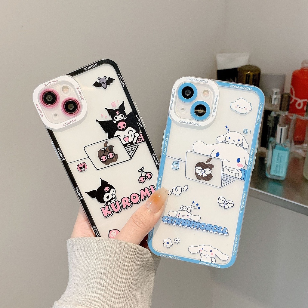 Ốp Điện Thoại Tpu Mềm Chống Sốc In Hình Cinnamoroll Cho iPhone 11 12 13 pro max XS X XR XSMax 7 8 6 6s plus 5 4 SE 2020