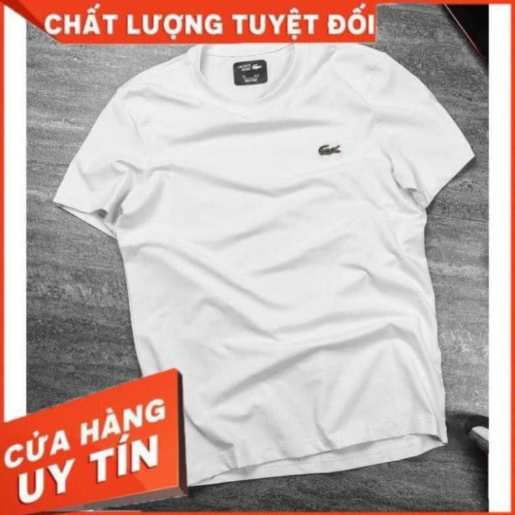 [ Hàng VNXK 100% cotton ] Áo Thun Nam Cá Sấu VNXK / Áo Phông Lacoste Không Cổ ( A002)