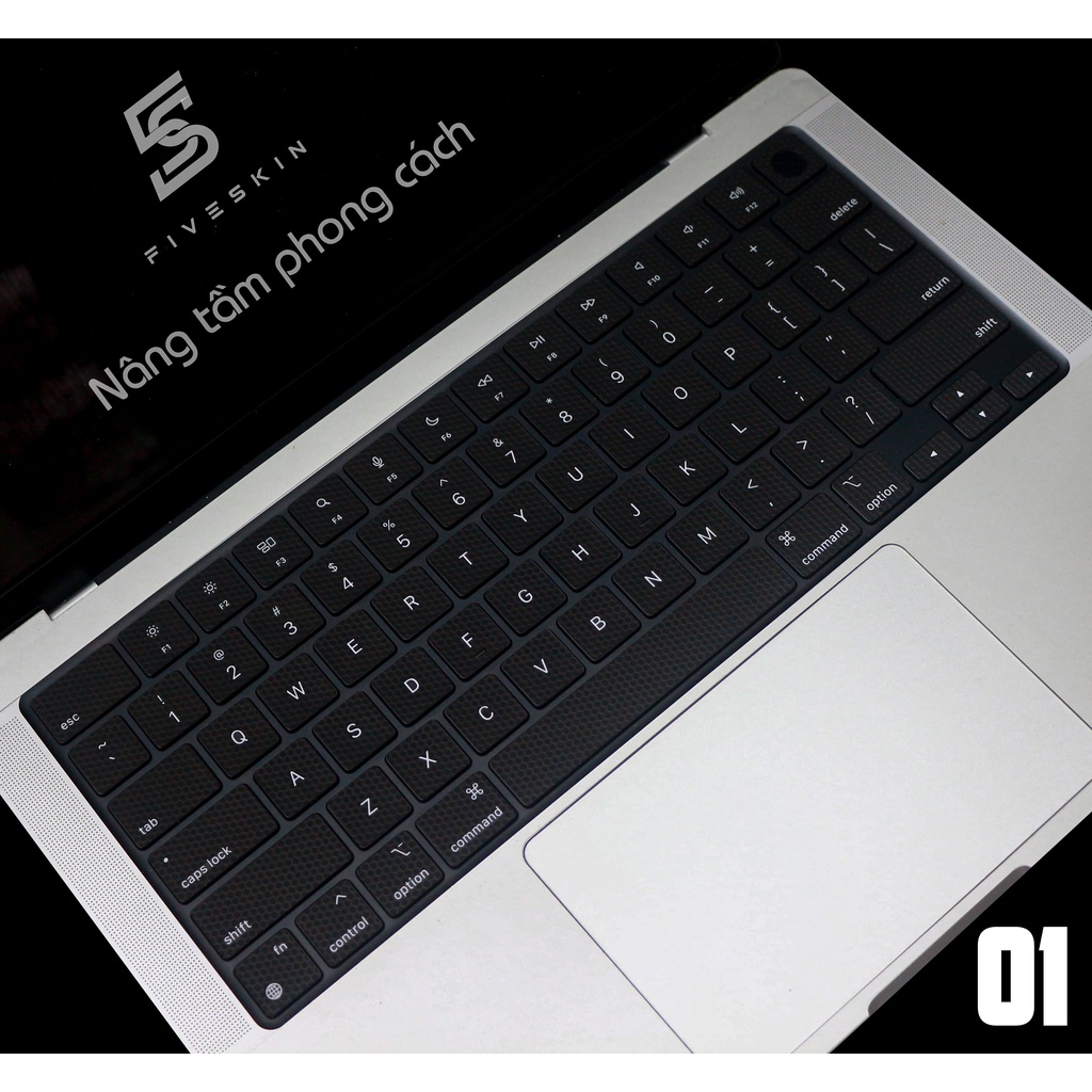 MiếNg Dán Bàn Phím Laptop Vân Nổi 3D Cho Bàn Phím Macbook M1, M2