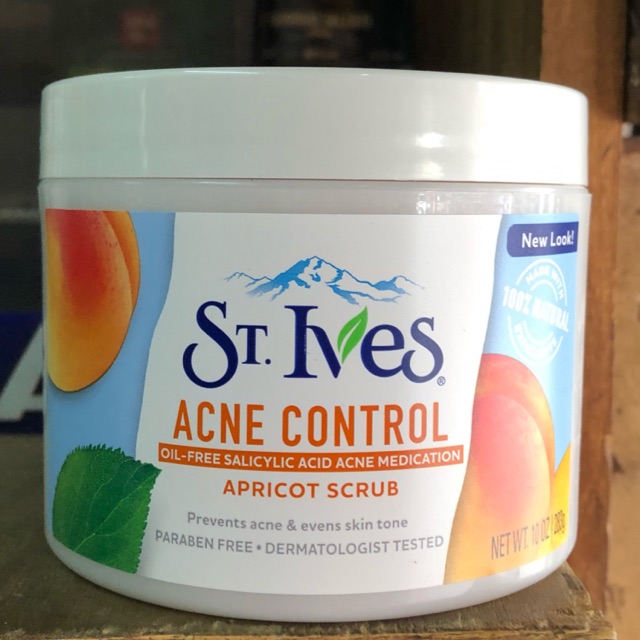 Kem Tẩy Tế Bào Chết St.Ives Apricot Scrub (283g) – Acne Control