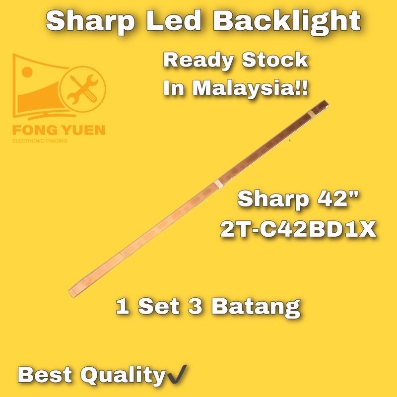 / Sharp 2T-C42BD1X 2T-C42BG1X 42 "Đèn nền TV LED 2TC42BD1X 2TC42BG1X Mla1 / 42"