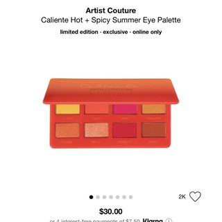 Bảng phấn mắt Artist Couture spicy summer
